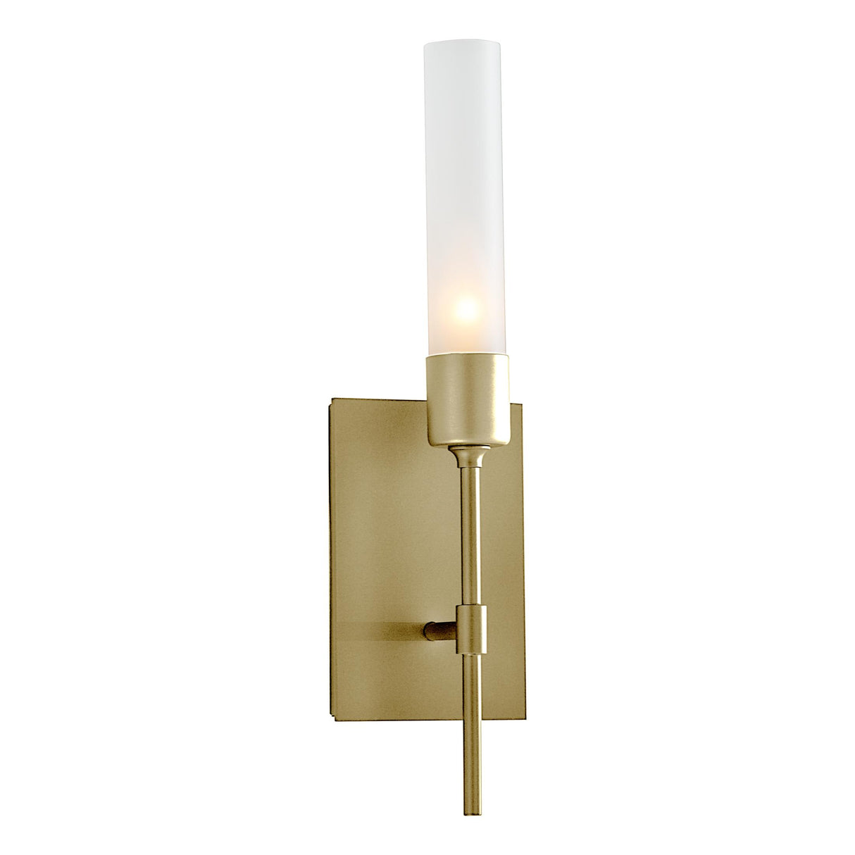 Hubbardton Forge 2019 Modern Brass Frosted Glass (FD) Vela Sconce