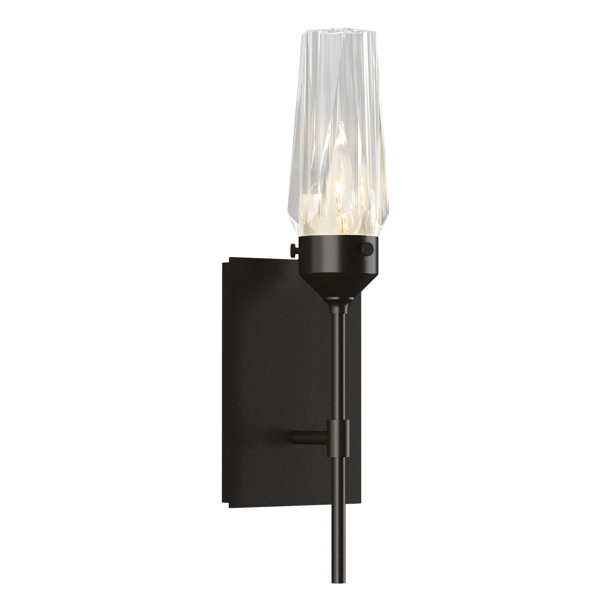 Hubbardton Forge 2019 Oil Rubbed Bronze Crystal Luma Sconce