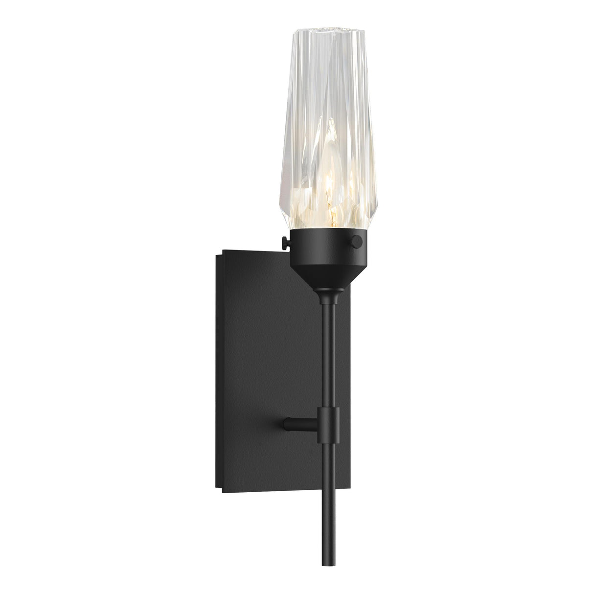 Hubbardton Forge 2019 Black Crystal Luma Sconce