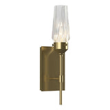 Hubbardton Forge 2019 Modern Brass Crystal Luma Sconce