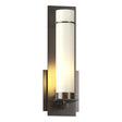 Hubbardton Forge 2009 Oil Rubbed Bronze Opal Glass (GG) New Town Sconce