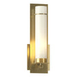 Hubbardton Forge 2009 Modern Brass Opal Glass (GG) New Town Sconce