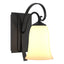 Hubbardton Forge 2003 Black Opal Glass (GG) Scroll Sconce