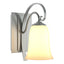 Hubbardton Forge 2003 Vintage Platinum Opal Glass (GG) Scroll Sconce