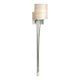 Hubbardton Forge 2008 Sterling Opal Glass (GG) Formae Contemporary 1 Light Sconce