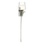 Hubbardton Forge 2010 Sterling Clear Glass with Opal Diffuser (ZU) Right Antasia Double Glass 1 Light Sconce