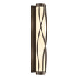 Hubbardton Forge 2015 Bronze Opal Glass (GG) Twine Sconce