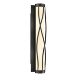 Hubbardton Forge 2015 Black Opal Glass (GG) Twine Sconce
