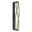 Hubbardton Forge 2015 Black Opal Glass (GG) Twine Sconce