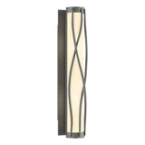 Hubbardton Forge 2015 Natural Iron Opal Glass (GG) Twine Sconce