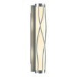 Hubbardton Forge 2015 Vintage Platinum Opal Glass (GG) Twine Sconce