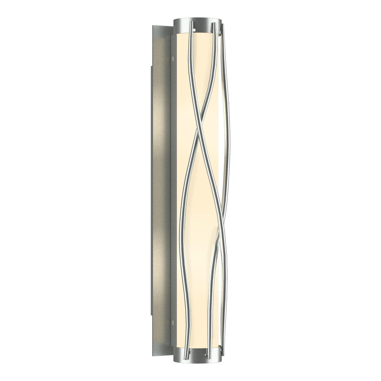 Hubbardton Forge 2015 Vintage Platinum Opal Glass (GG) Twine Sconce
