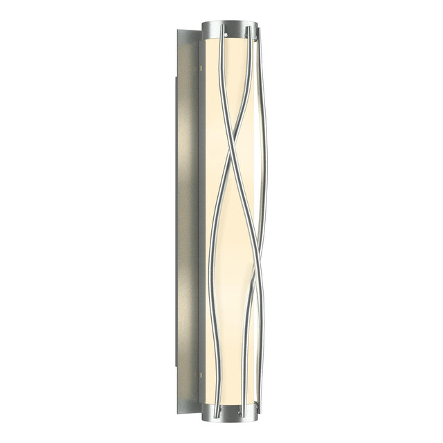 Hubbardton Forge 2015 Vintage Platinum Opal Glass (GG) Twine Sconce
