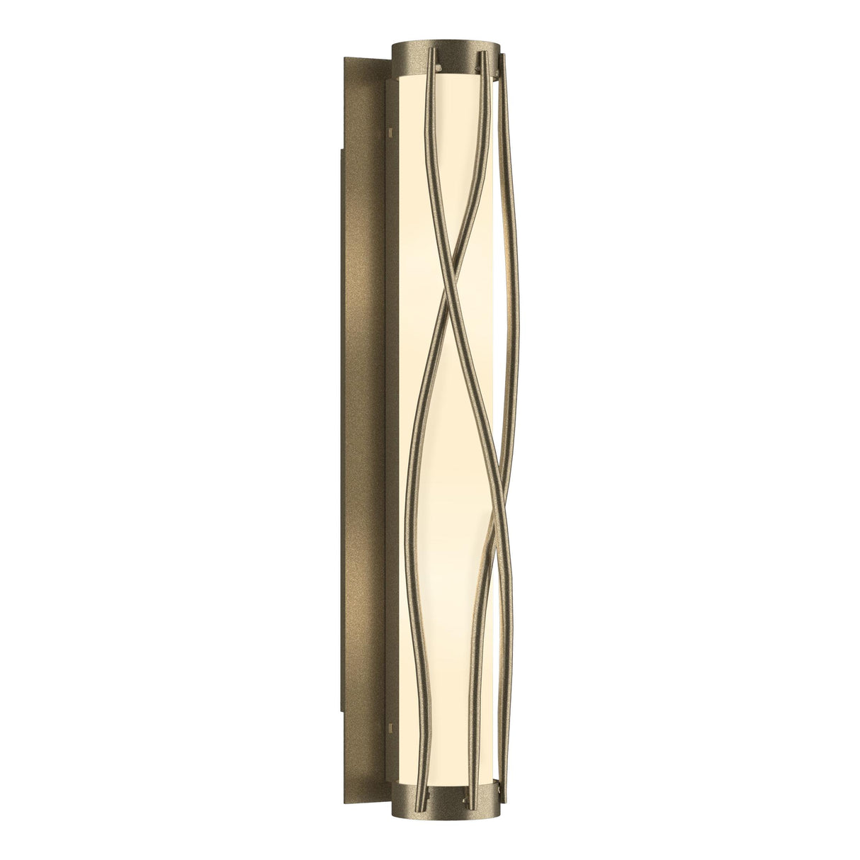 Hubbardton Forge 2015 Soft Gold Opal Glass (GG) Twine Sconce