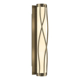 Hubbardton Forge 2015 Soft Gold Opal Glass (GG) Twine Sconce