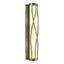Hubbardton Forge 2015 Soft Gold Opal Glass (GG) Twine Sconce