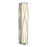 Hubbardton Forge 2015 Sterling Opal Glass (GG) Twine Sconce