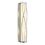 Hubbardton Forge 2015 Sterling Opal Glass (GG) Twine Sconce