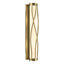 Hubbardton Forge 2015 Modern Brass Opal Glass (GG) Twine Sconce