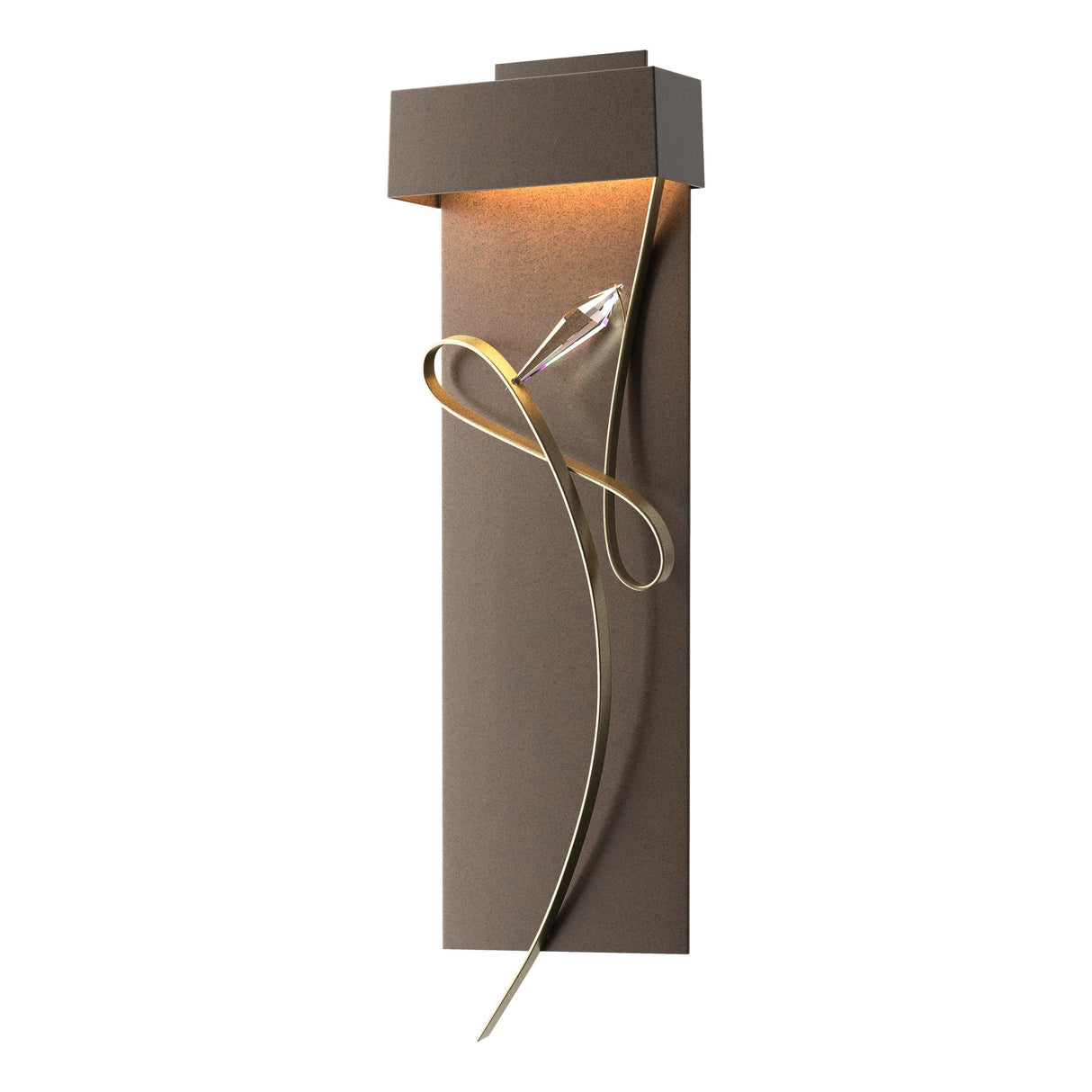 Hubbardton Forge 2017 Bronze Soft Gold Rhapsody LED Sconce