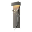 Hubbardton Forge 2017 Dark Smoke Vintage Platinum Rhapsody LED Sconce