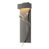 Hubbardton Forge 2017 Dark Smoke Vintage Platinum Rhapsody LED Sconce