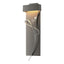 Hubbardton Forge 2017 Dark Smoke Vintage Platinum Rhapsody LED Sconce