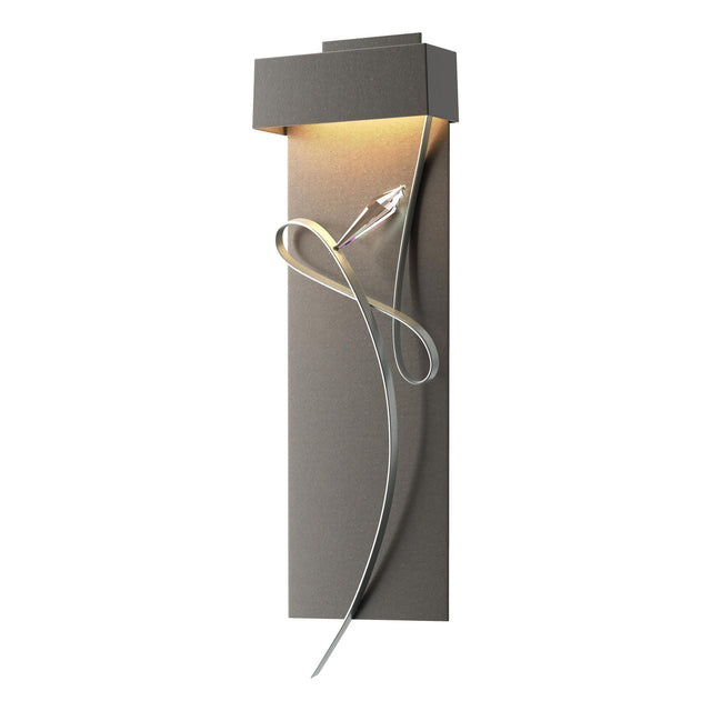 Hubbardton Forge 2017 Dark Smoke Vintage Platinum Rhapsody LED Sconce