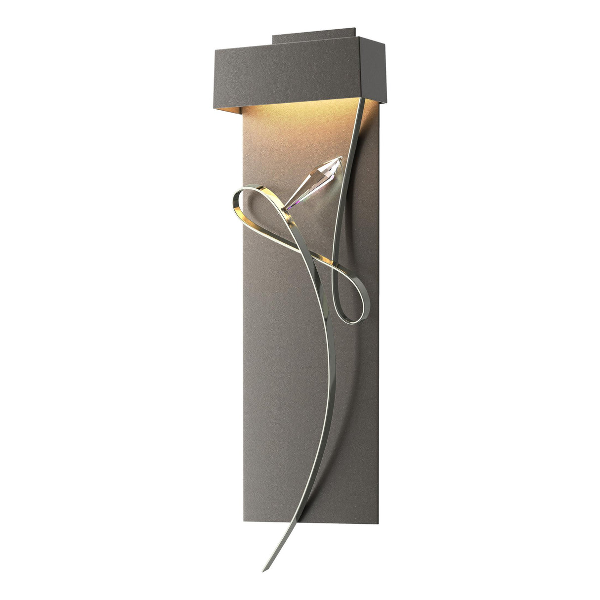 Hubbardton Forge 2017 Dark Smoke Sterling Rhapsody LED Sconce