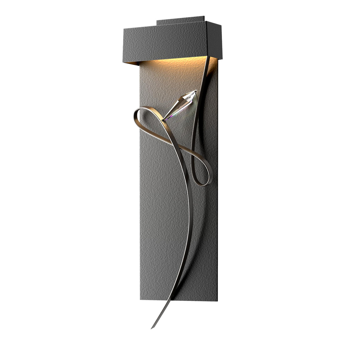Hubbardton Forge 2017 Black Oil Rubbed Bronze Rhapsody LED Sconce