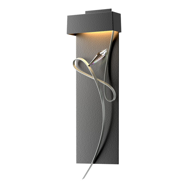 Hubbardton Forge 2017 Black Vintage Platinum Rhapsody LED Sconce