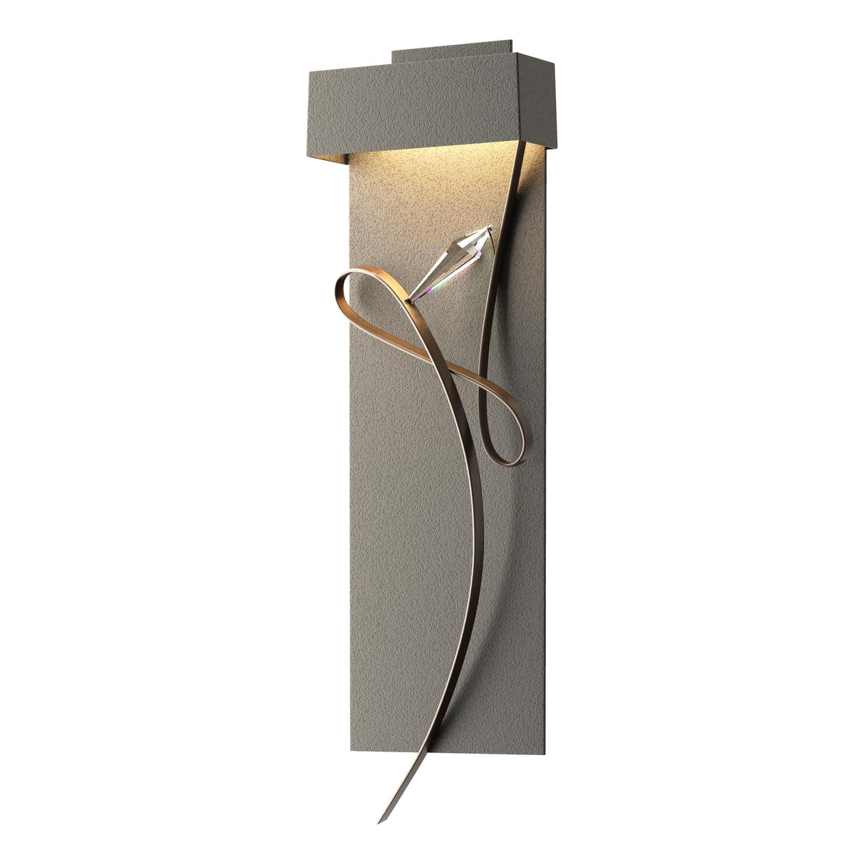 Hubbardton Forge 2017 Natural Iron Bronze Rhapsody LED Sconce