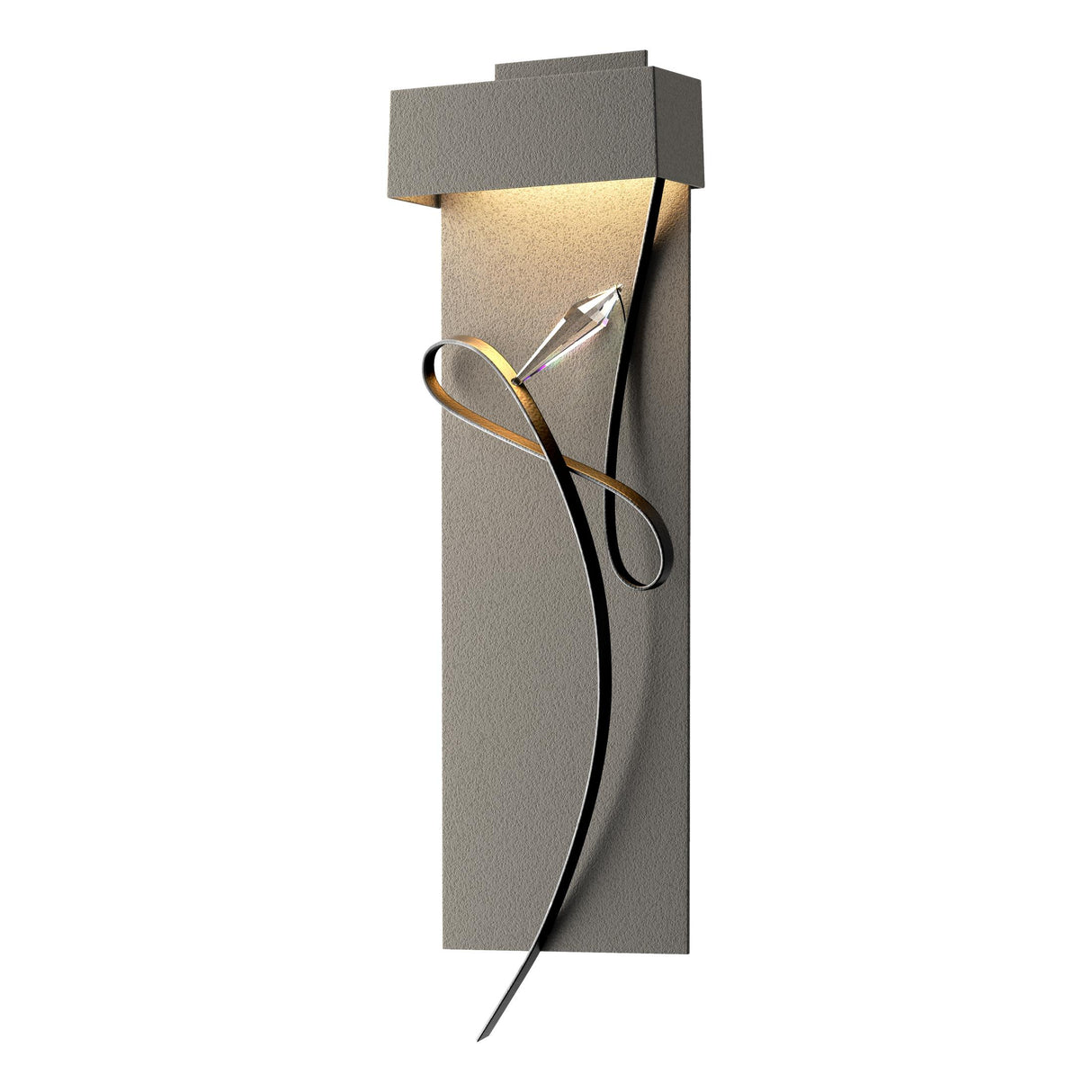 Hubbardton Forge 2017 Natural Iron Black Rhapsody LED Sconce