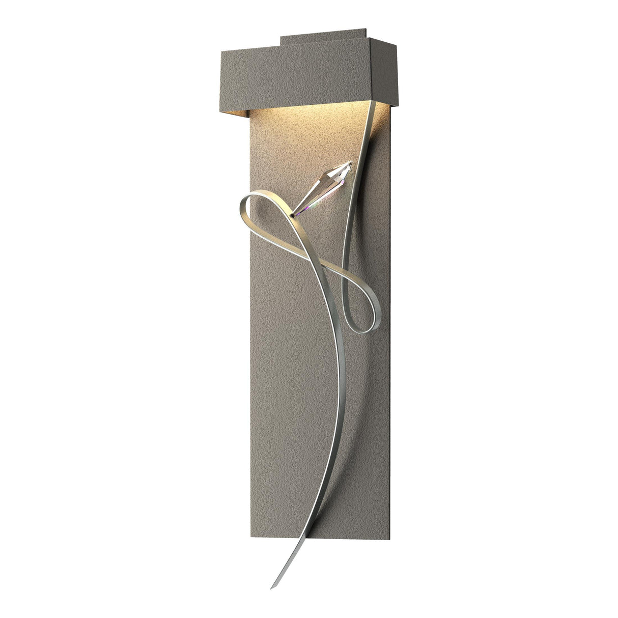 Hubbardton Forge 2017 Natural Iron Vintage Platinum Rhapsody LED Sconce