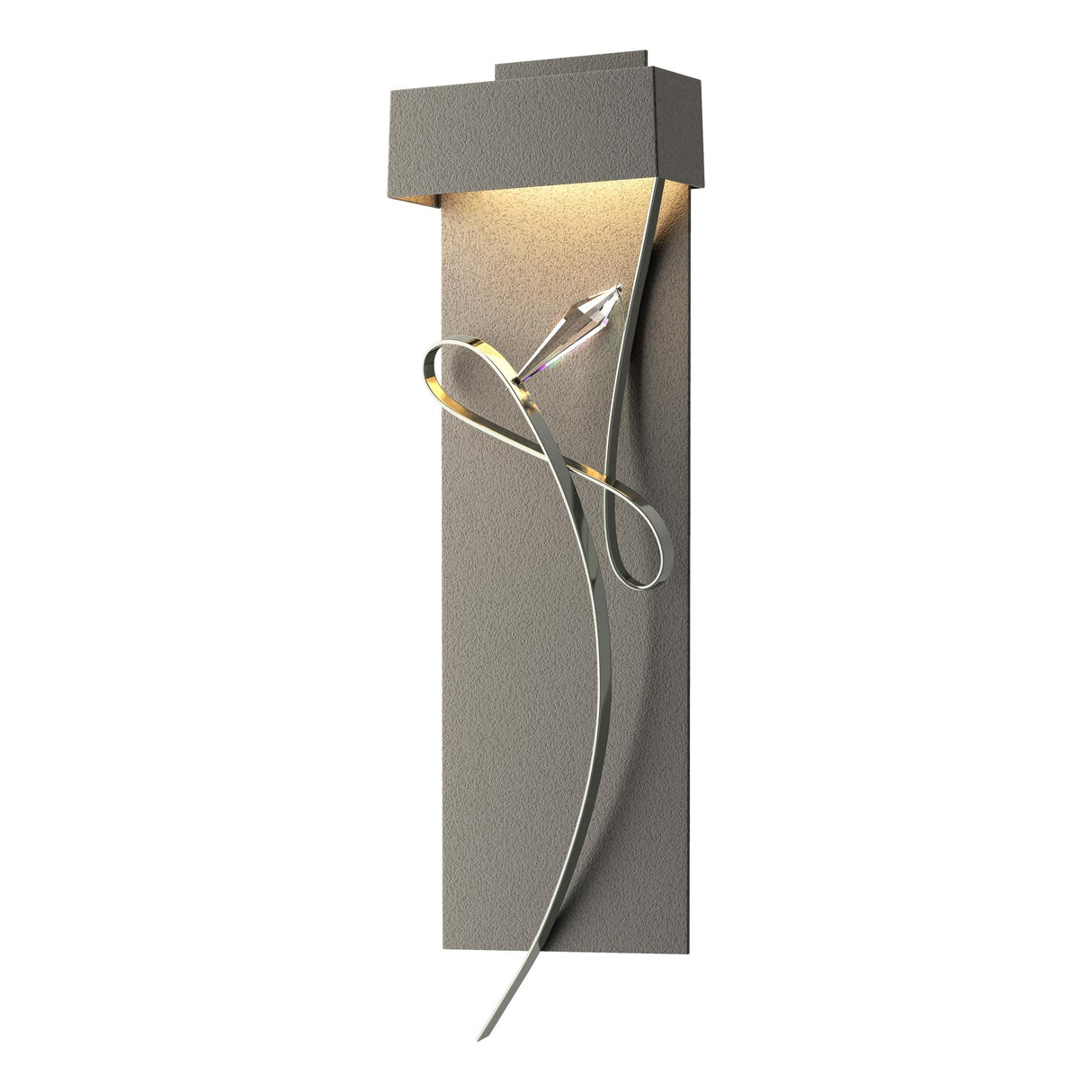 Hubbardton Forge 2017 Natural Iron Sterling Rhapsody LED Sconce
