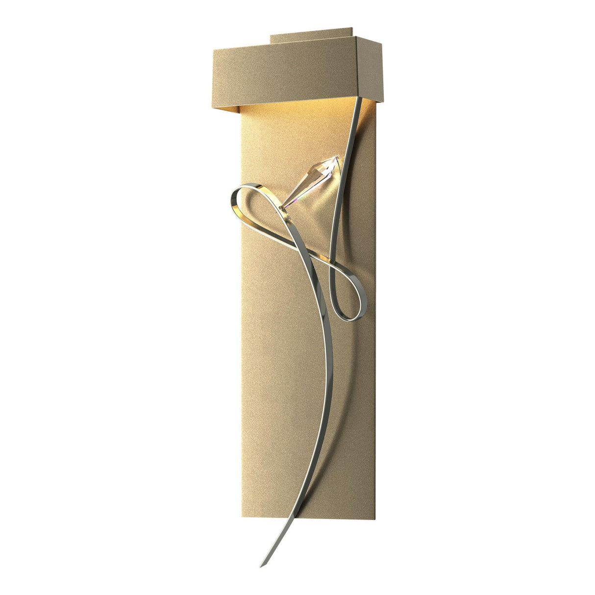 Hubbardton Forge 2017 Soft Gold Sterling Rhapsody LED Sconce