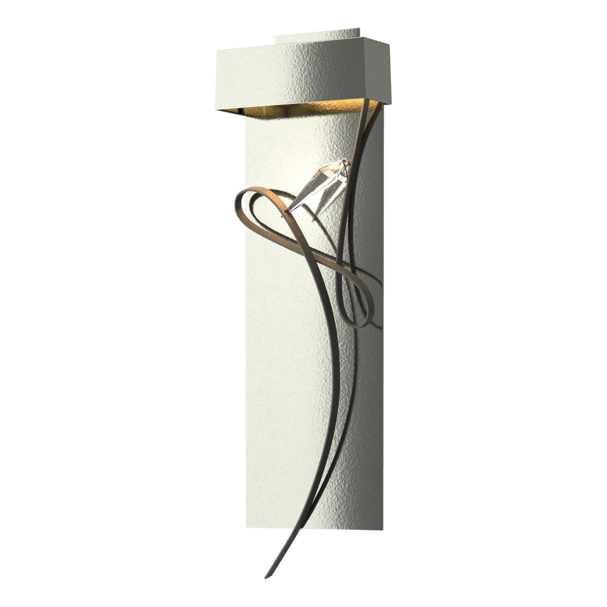 Hubbardton Forge 2017 Sterling Natural Iron Rhapsody LED Sconce
