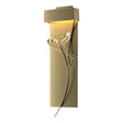 Hubbardton Forge 2017 Modern Brass Soft Gold Rhapsody LED Sconce