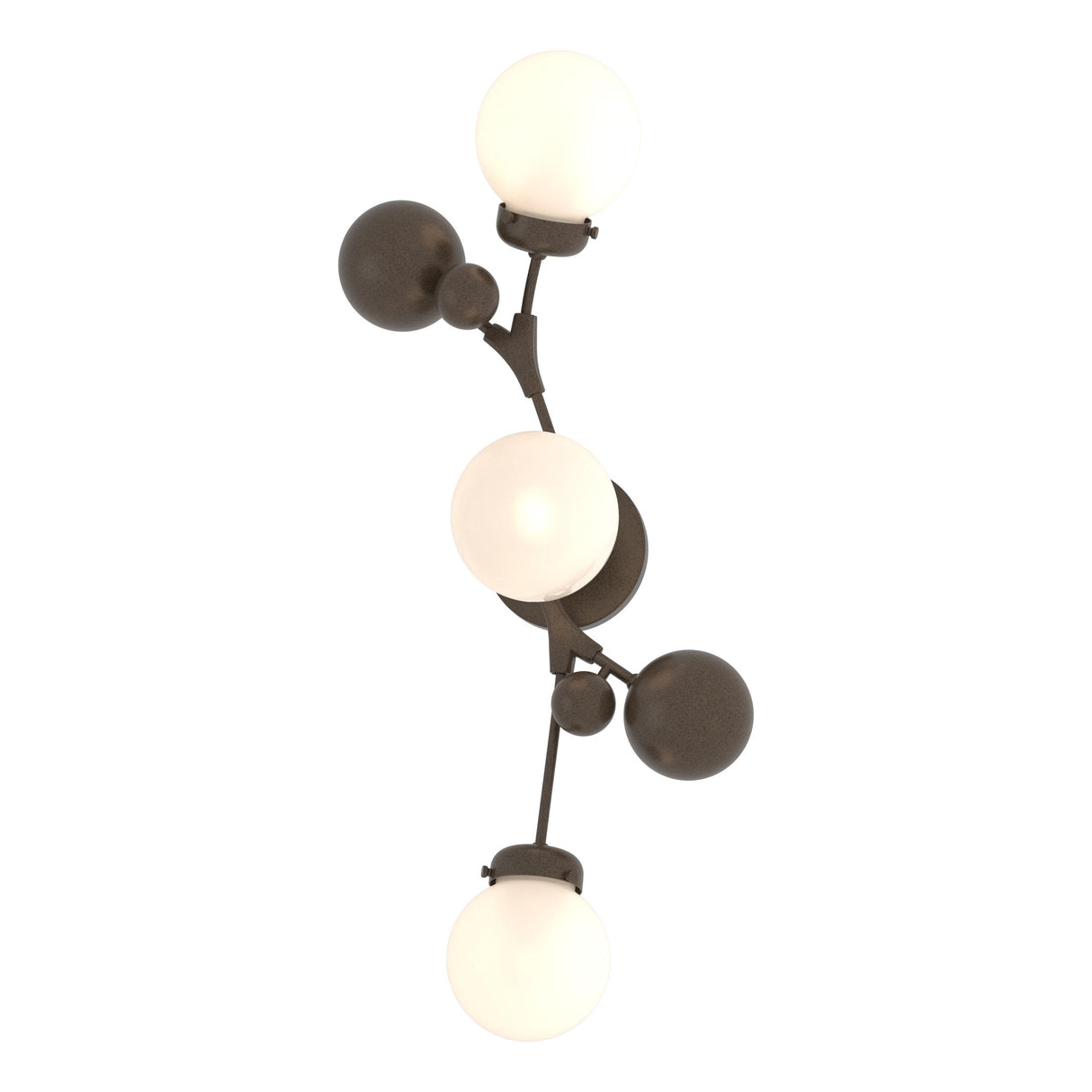 Hubbardton Forge 2019 Bronze Opal Glass (GG) Sprig Sconce