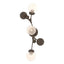 Hubbardton Forge 2019 Bronze Opaline Glass (WF) Sprig Sconce