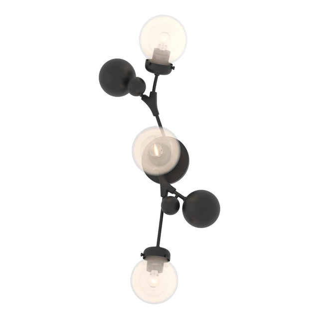 Hubbardton Forge 2019 Black Opaline Glass (WF) Sprig Sconce