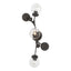 Hubbardton Forge 2019 Oil Rubbed Bronze Water Glass (LL) Sprig Sconce