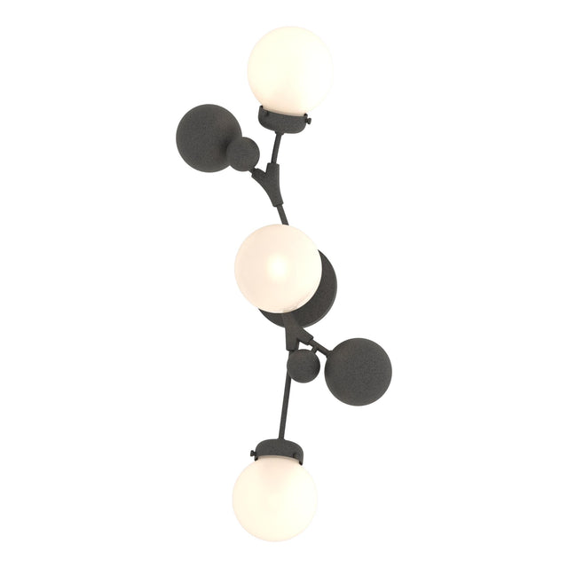 Hubbardton Forge 2019 Natural Iron Opal Glass (GG) Sprig Sconce