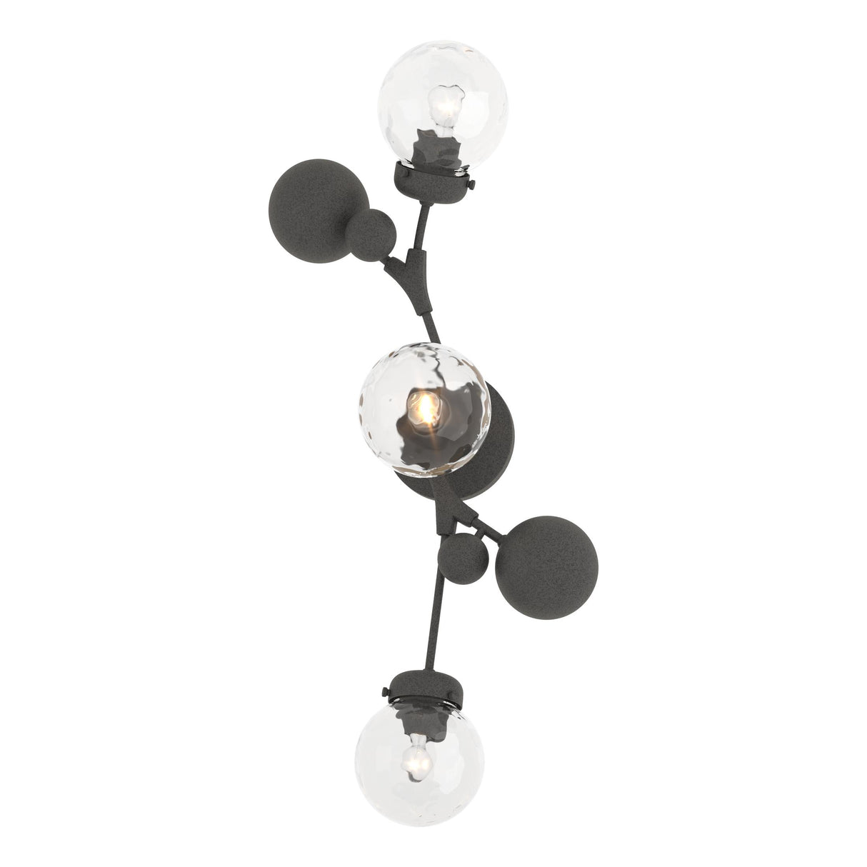Hubbardton Forge 2019 Natural Iron Water Glass (LL) Sprig Sconce