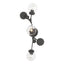 Hubbardton Forge 2019 Natural Iron Water Glass (LL) Sprig Sconce