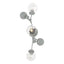 Hubbardton Forge 2019 Vintage Platinum Water Glass (LL) Sprig Sconce