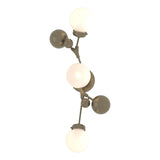 Hubbardton Forge 2019 Soft Gold Opal Glass (GG) Sprig Sconce