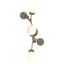 Hubbardton Forge 2019 Soft Gold Opal Glass (GG) Sprig Sconce