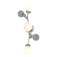 Hubbardton Forge 2019 Sterling Opal Glass (GG) Sprig Sconce