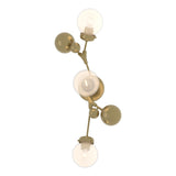 Hubbardton Forge 2019 Modern Brass Opaline Glass (WF) Sprig Sconce
